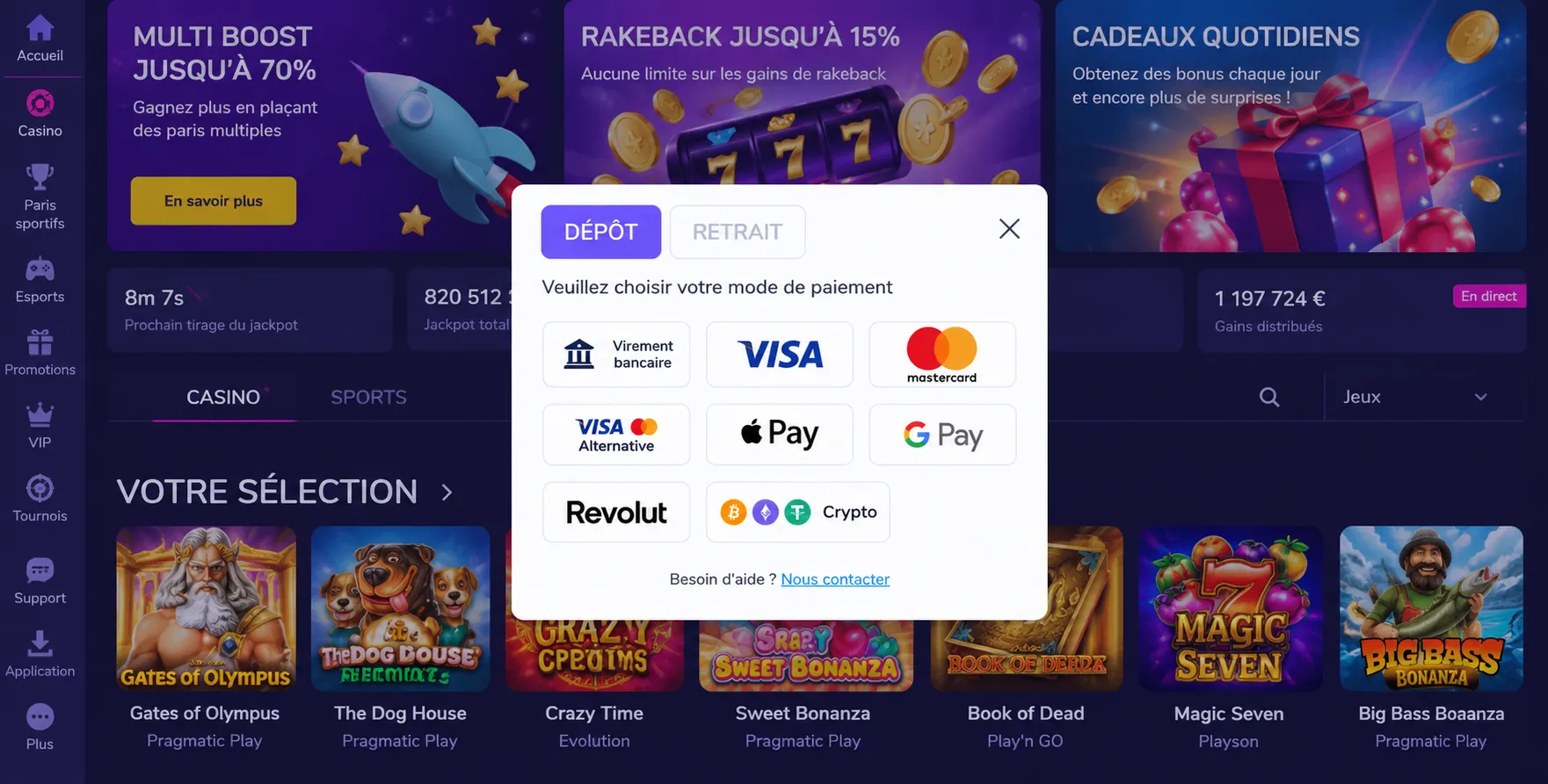 Étape 3 : Effectuer votre Premier Dépôt avec une Méthode Moderne — new casino en ligne